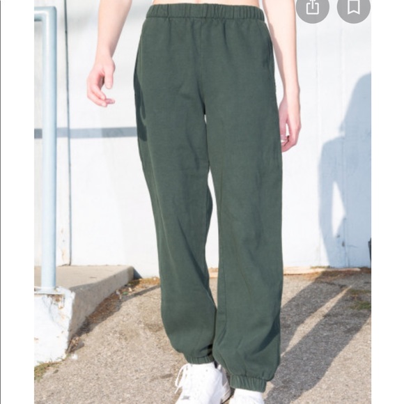 Brandy Melville Pants - forest green brandy rosas